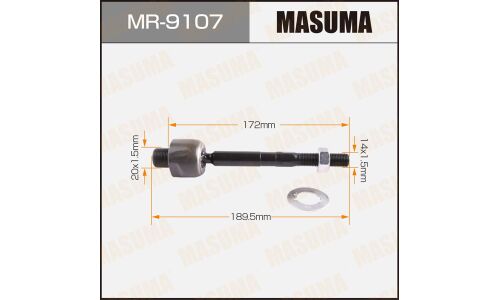 Тяга рулевая Masuma, арт. MR-9107