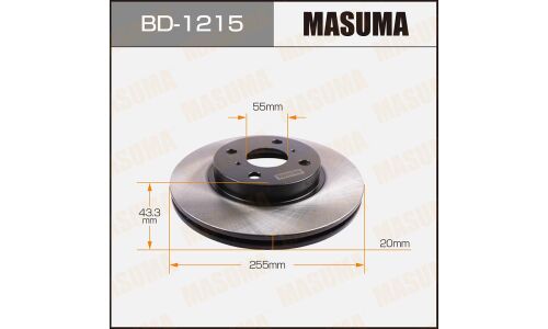 Тормозной диск Masuma, арт. BD-1215