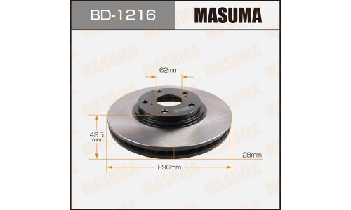 Тормозной диск Masuma, арт. BD-1216