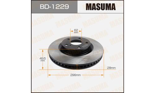 Тормозной диск Masuma, арт. BD-1229