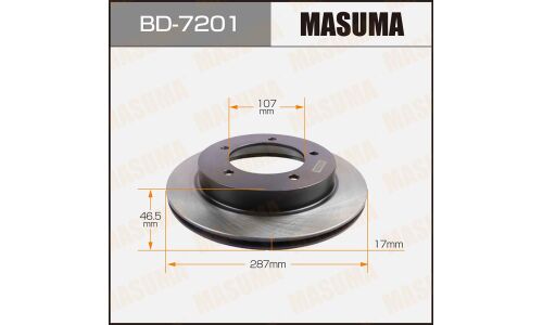 Тормозной диск Masuma, арт. BD-7201