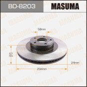 Тормозной диск Masuma, арт. BD-8203 Тормозной диск Masuma, арт. BD-8203