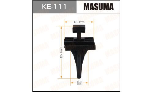 Клипса крепежная Masuma KE-111 (OEM 4069906, 4494055)