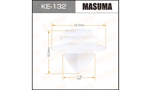 Клипса крепёжная накладок дверей/крыла Masuma, для Citroen, Peugeot, арт. KE-132