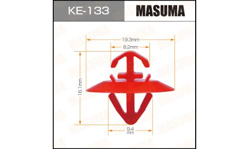 Клипса крепёжная бампера Masuma, для Renault, арт. KE-133