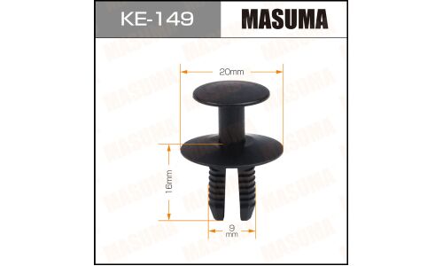 Клипса крепёжная деталей кузова Masuma, для BMW, арт. KE-149