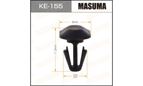 Клипса крепежная Masuma KE-155 (OEM 9619769080)