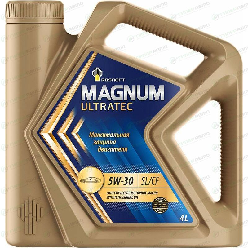 Масло моторное Роснефть Magnum Ultratec 5w30 SL/CF, синтетическое ...