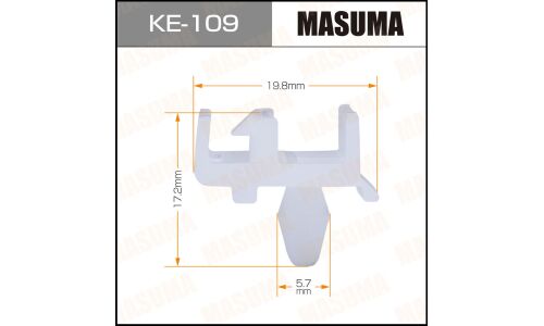 Клипса крепёжная порогов Masuma, для BMW, арт. KE-109