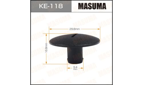 Клипса крепёжная ковриков салона Masuma, для Renault, арт. KE-118