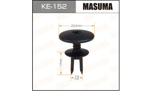 Клипса крепёжная панели лобового стекла Masuma, для Skoda, арт. KE-152