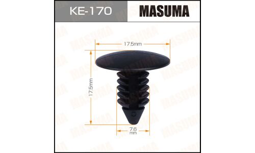 Клипса крепёжная компрессора регулировки подвески Masuma, для Opel, арт. KE-170