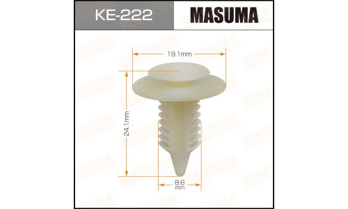 Клипса крепёжная обшивки двери Masuma, для Jeep, арт. KE-222