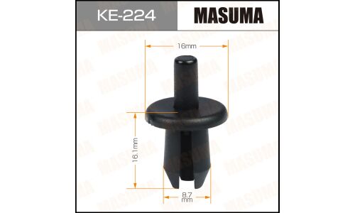 Клипса крепёжная порогов Masuma, для Volvo, арт. KE-224