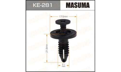 Клипса крепёжная обшивки салона Masuma, для Ford, арт. KE-281