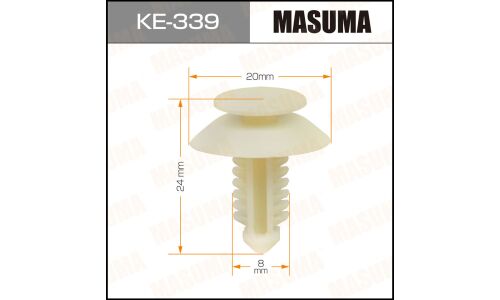 Клипса крепежная Masuma KE-339 (OEM N802900S)