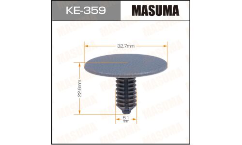 Клипса крепежная Masuma KE-359 (OEM 15986343, N805315)