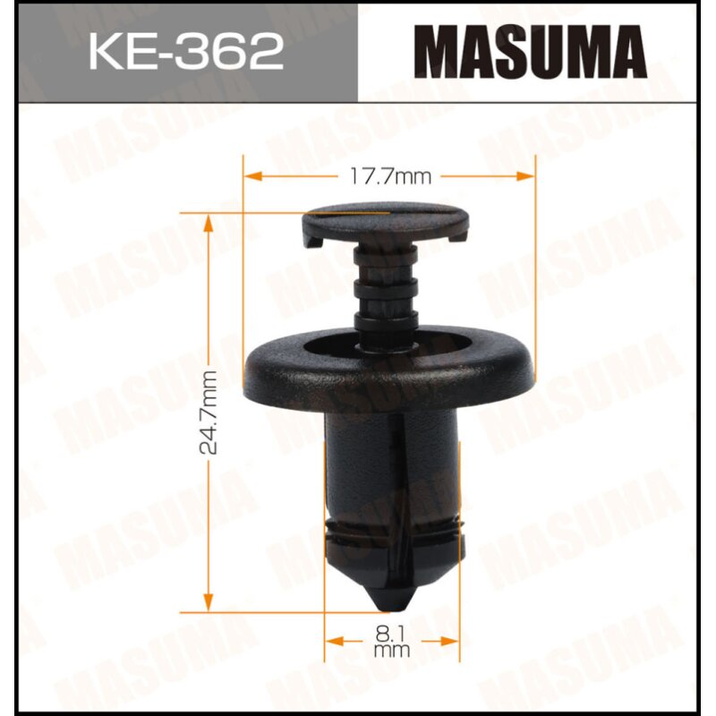 

Клипса крепежная MASUMA KE-362