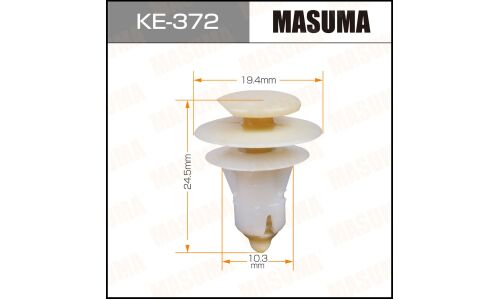 Клипса крепежная Masuma KE-372 (OEM W708621S300)
