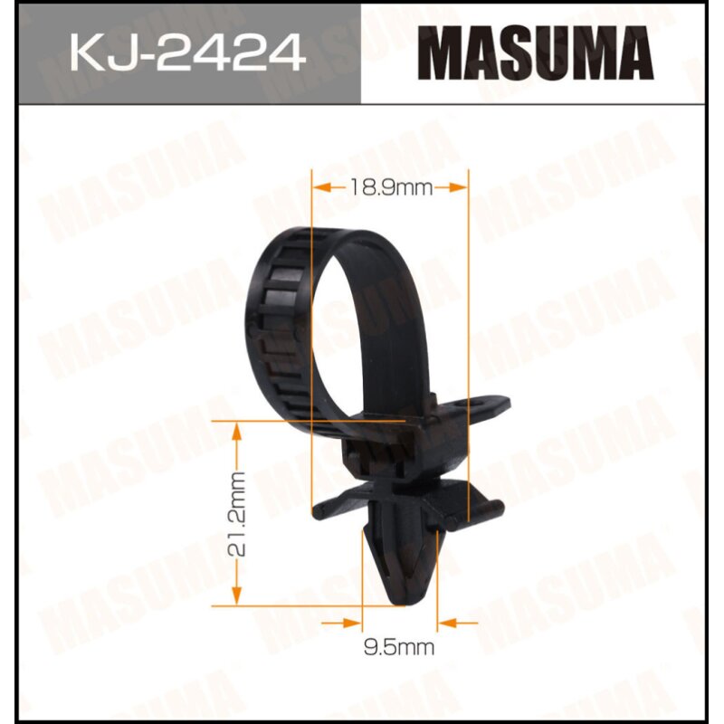 Клипса крепежная MASUMA KJ-2424 (OEM 99289-0753)
