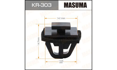 Клипса крепёжная накладок дверей Masuma, для Hyundai, KIA, арт. KR-303