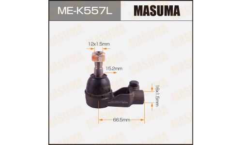 Наконечник рулевой тяги Masuma, левый, арт. ME-K557L