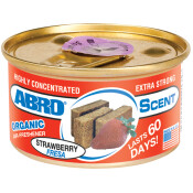 Ароматизатор на торпедо ABRO Organic Strawberry (Клубника), с растительным наполнителем, баночка 42г, арт. AS-560-ST Ароматизатор на торпедо ABRO Organic Strawberry (Клубника), с растительным наполнителем, баночка 42г, арт. AS-560-ST
