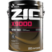Масло моторное ZIC X9000 10w40, синтетическое, API CK-4/CJ-4, ACEA E4/E6/E7/E8/E9/E11, JASO DL-0/DH-1/DH-2, для дизельного двигателя, 20л, арт. 191200
