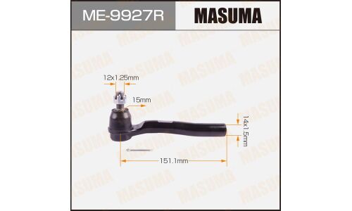 Наконечник рулевой тяги Masuma, правый, арт. ME-9927R