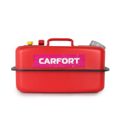 Канистра стальная Carfort, горизонтальная, оцинкованная, горловина с навинчивающейся крышкой и перепускным клапаном, 10л, арт. FT-5010 Канистра стальная Carfort, горизонтальная, оцинкованная, горловина с навинчивающейся крышкой и перепускным клапаном, 10л, арт. FT-5010