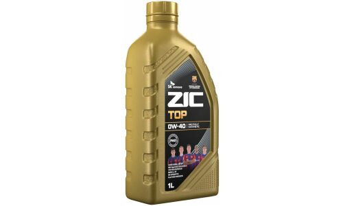 Масло моторное ZIC TOP 0w40, синтетическое, API SP, ACEA A3/B4, универсальное, 1л, арт. 132611