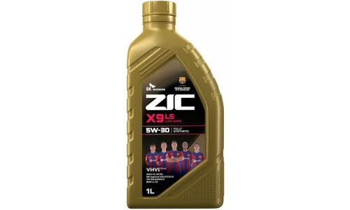 Масло моторное ZIC X9 LS 5w30, синтетическое, API SN, ACEA C3, универсальное, 1л, арт. 132608