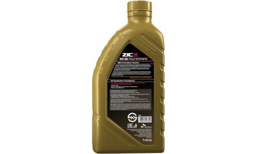 Масло моторное ZIC X9 LS 5w30, синтетическое, API SN, ACEA C3, универсальное, 1л, арт. 132608