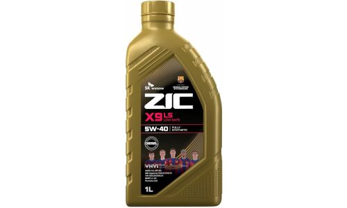 Масло моторное ZIC X9 LS Diesel 5w40, синтетическое, API SN, ACEA C3, универсальное, 1л, арт. 132609