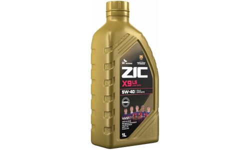 Масло моторное ZIC X9 LS Diesel 5w40, синтетическое, API SN, ACEA C3, универсальное, 1л, арт. 132609