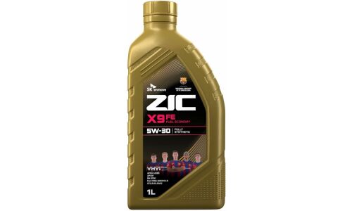 Масло моторное ZIC X9 FE 5w30, синтетическое, API SP, ACEA A5/B5, универсальное, 1л, арт. 132615