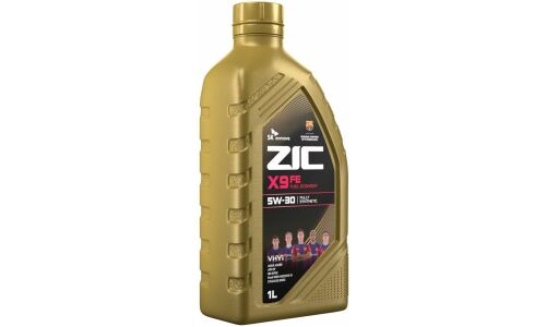 Масло моторное ZIC X9 FE 5w30, синтетическое, API SP, ACEA A5/B5, универсальное, 1л, арт. 132615