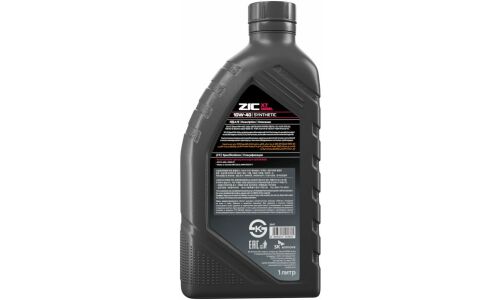 Масло моторное ZIC X7 Diesel 10w40, синтетическое, API SL/CI-4, ACEA E7, для дизельного двигателя, 1л, арт. 132607