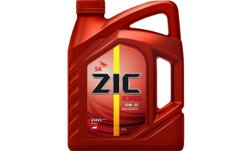 Масло моторное ZIC X3000 10w30, полусинтетическое, API CH-4, для дизельного двигателя, 4л, арт. 162600