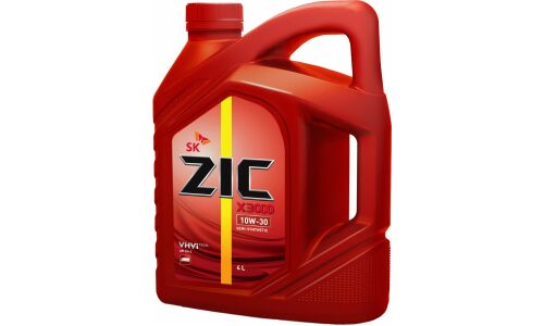 Масло моторное ZIC X3000 10w30, полусинтетическое, API CH-4, для дизельного двигателя, 4л, арт. 162600
