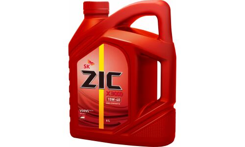 Масло моторное ZIC X3000 15w40, полусинтетическое, API CH-4, для дизельного двигателя, 6л, арт. 172601