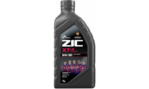 Масло моторное ZIC X7 LS 5w30, синтетическое, API SN, ACEA C3, универсальное, 1л, арт. 132619