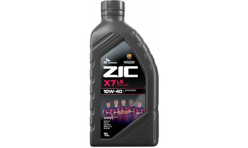 Масло моторное ZIC X7 LS 10w40, синтетическое, API SN, ACEA C3, универсальное, 1л, арт. 132620