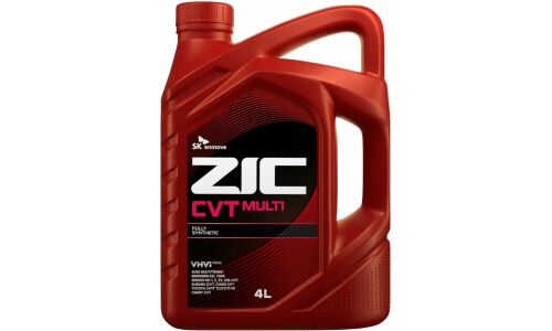 Масло трансмиссионное ZIC CVT Multi, синтетическое, универсальное, для вариаторов, 4л, арт. 162631