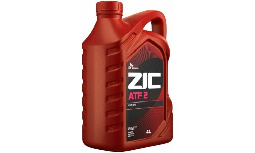 Масло трансмиссионное ZIC ATF 2, синтетическое, GM Dexron II, для АКПП и ГУР, 4л, арт. 162623