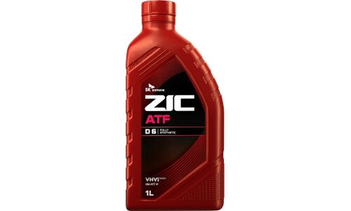 Масло трансмиссионное ZIC ATF Dexron VI синтетическое, 1л, арт. 132630