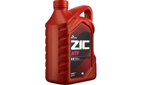 Масло трансмиссионное ZIC ATF Dexron VI, синтетическое, для АКПП и ГУР, 4л, арт. 162630
