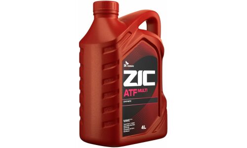 Масло трансмиссионное ZIC ATF Multi синтетическое, универсальное, для АКПП, 4л, арт. 162628