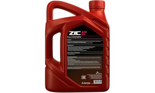 Масло трансмиссионное ZIC ATF SP 4, синтетическое, для АКПП, 4л, арт. 162646