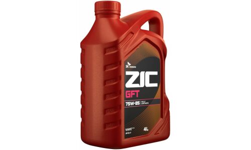 Масло трансмиссионное ZIC GFT 75w85, синтетическое, API GL-4, для МКПП, 4л, арт. 162624